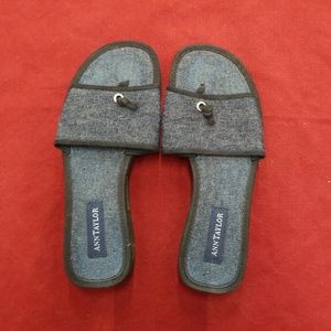 Ann taylor denim thong